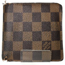 LOUIS VUITTON ルイ・ヴィトン/ポルトフォイユ・マルコ/ダミエ/エベヌ  