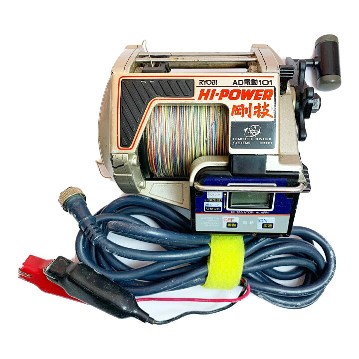 楽天市場】【中古】RYOBI リョービ 電動リール AD電動101 HI-POWER剛技  