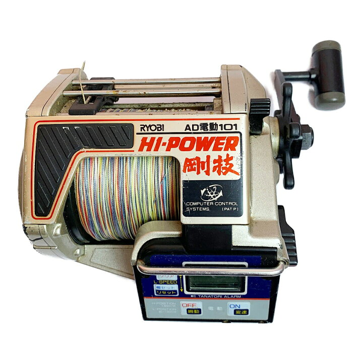 楽天市場】【中古】RYOBI リョービ 電動リール AD電動101 HI-POWER剛技 