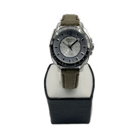 〇〇【中古】COACH コーチ ミニシグネチャー ボーイフレンド クォーツ 腕時計 シルバーカラー　 CA.64.7.14.0606 Cランク