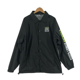 〇〇【中古】VISION STREET WEAR ヴィジョンストリートウェア メンズ ジャケット サイズL ブラック Aランク