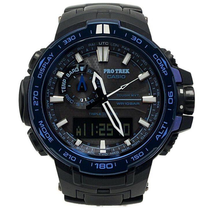 楽天市場】【中古】CASIO カシオ PRO TREK 電波ソーラー PRW-6000SYT  