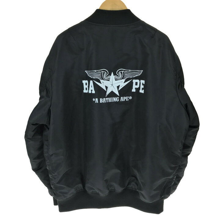 楽天市場】##【中古】A BATHING APE アベイシングエイプ MA-1 