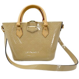 ☆☆【中古】LOUIS VUITTON ルイヴィトン ヴェルニ モンテベロ ハンドバッグ M90167 デュンヌ レザー パドロックキー・クロシェット・袋有 Bランク