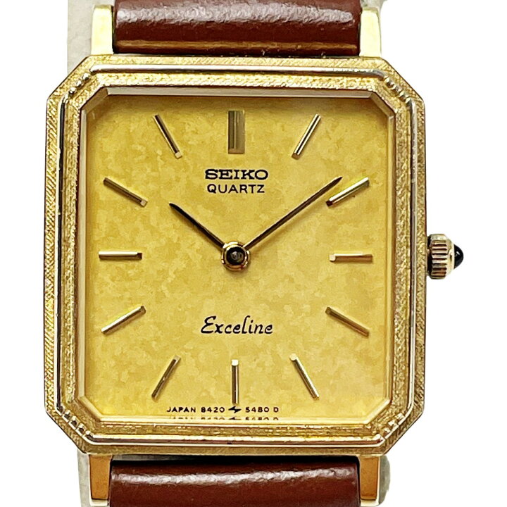 楽天市場】【中古】SEIKO セイコー エクセリーヌ 8420-5410 クォーツ 