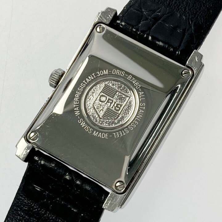 楽天市場】【中古】ORIS オリス レクタンギュラー ポインターデイト 