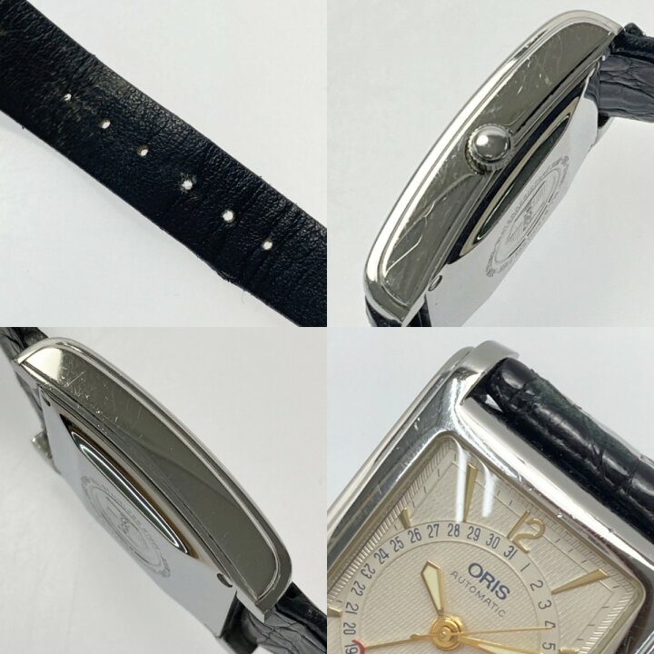 楽天市場】【中古】ORIS オリス レクタンギュラー ポインターデイト 