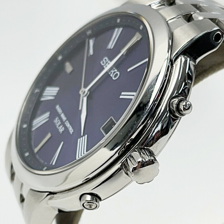 楽天市場】【中古】SEIKO セイコー スピリット 7B52-0AH0 ブルー 電波 