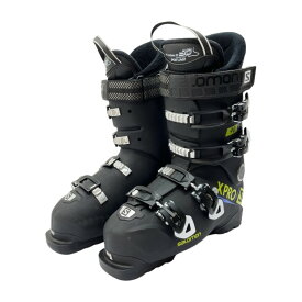 ◆◆【中古】SALOMON サロモン X PRO 90 スキーブーツ　バックルブーツ 中級者・上級者向け　25/25.5cm　296mm　フレックス100 L40551400 ブラック Bランク