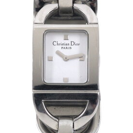 $$【中古】Christian Dior クリスチャンディオール Pandiora クォーツ レディース 腕時計 D78-108 Cランク