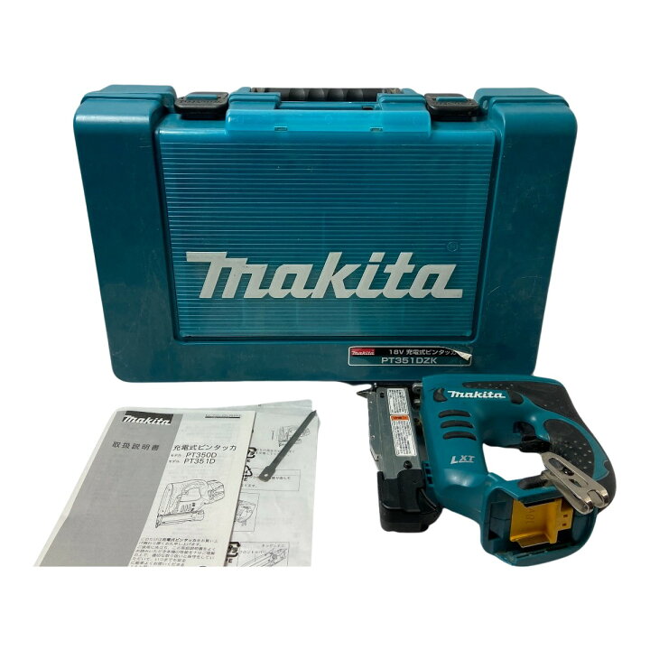 楽天市場】ΦΦ【中古】MAKITA マキタ 18V 充電式ピンタッカ PT351D 