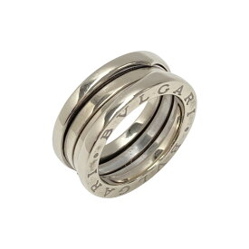 ☆☆【中古】BVLGARI ブルガリ B-zero1 2バンド リング K18WG #51 指輪 ビーゼロワン Bランク