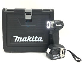 ▼▼【中古】MAKITA マキタ 18V充電式インパクトドライバ TD173DRGXB ブラック バッテリー×2・充電器付属 Aランク