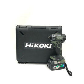 ▼▼【中古】HiKOKI ハイコーキ 36Vインパクトドライバ WH36DC グリーン 充電池2個・ケース付 Aランク