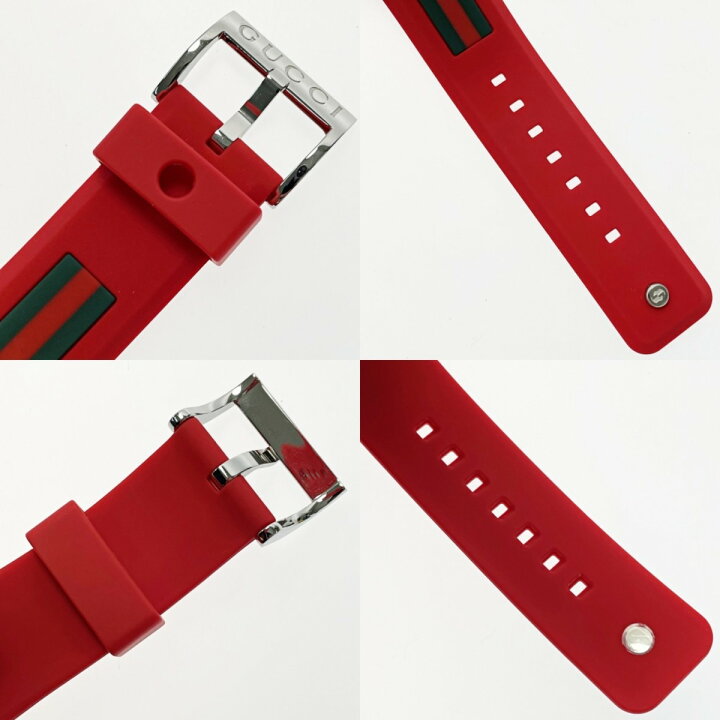 楽天市場】【中古】GUCCI グッチ シンク 137.1 レッド クォーツ 腕時計  