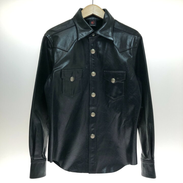 楽天市場】□□【中古】RED MOON レッドムーン レザーシャツ SIZE 38(M 