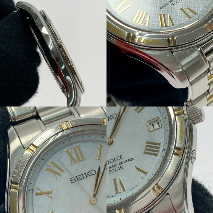 楽天市場】【中古】SEIKO セイコー ドルチェ 7B22-0AE0 シェル文字盤 