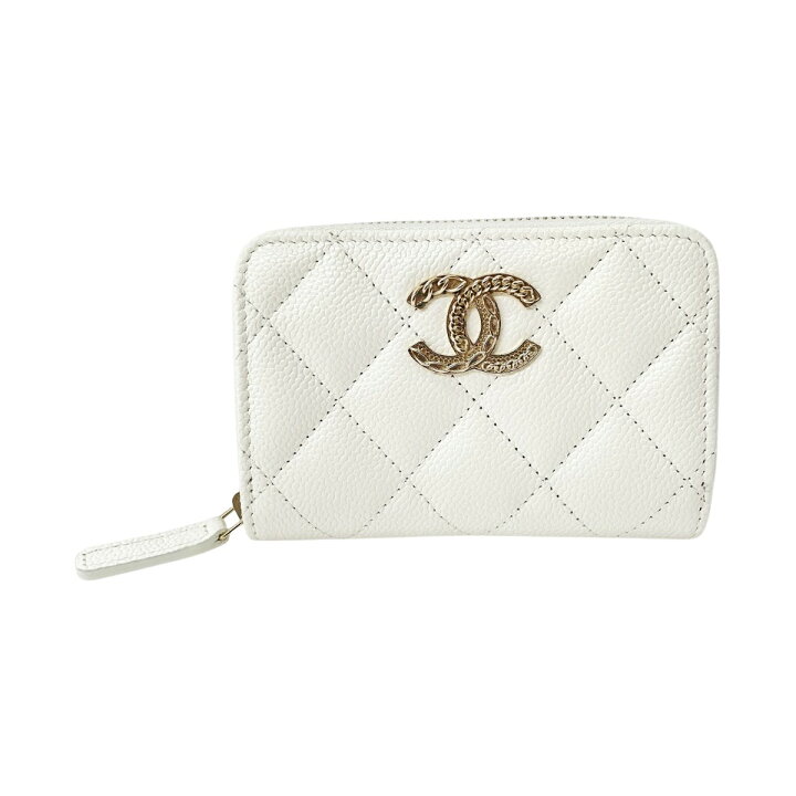 楽天市場】【中古】CHANEL シャネル ココマーク マトラッセ ラウンド  
