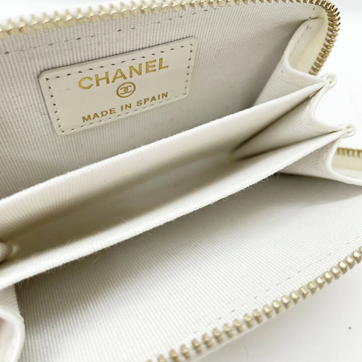 楽天市場】【中古】CHANEL シャネル ココマーク マトラッセ ラウンド  