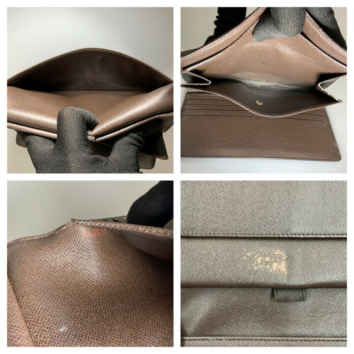 ルイヴィトン LOUIS VUITTON 三つ折り長財布 N61217 ポルトフォイユ 