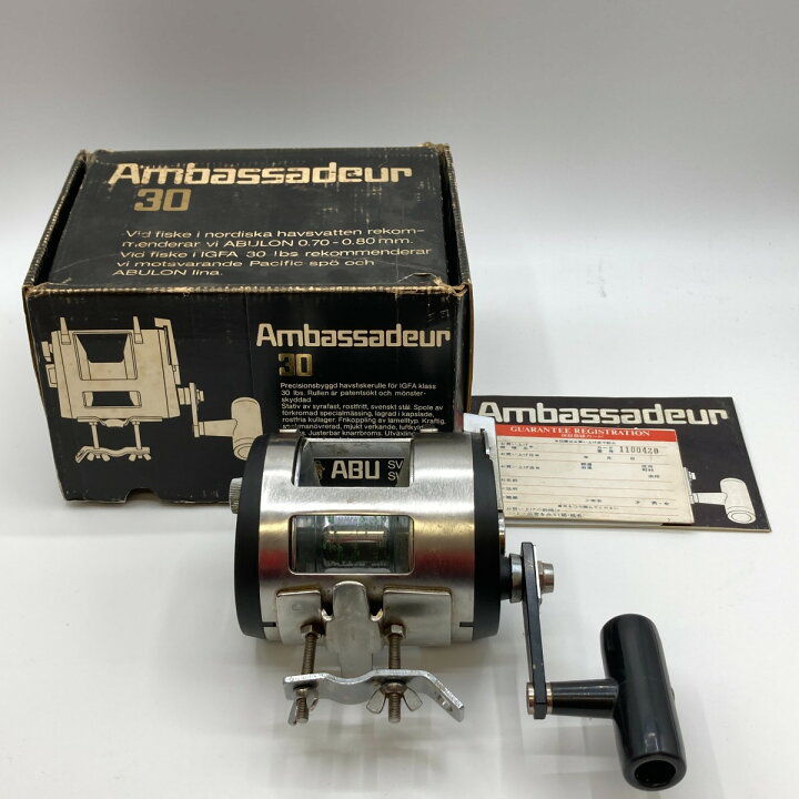 楽天市場】◎◎【中古】ABU アブ Ambassadeur アンバサダー 30 両軸 