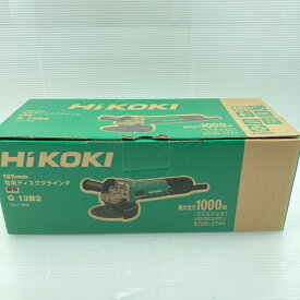 κκ【中古】HiKOKI ハイコーキ ディスクグラインダー 未使用品 コード式 125mm 100v 2023年製 G13B2 グリーン Sランク