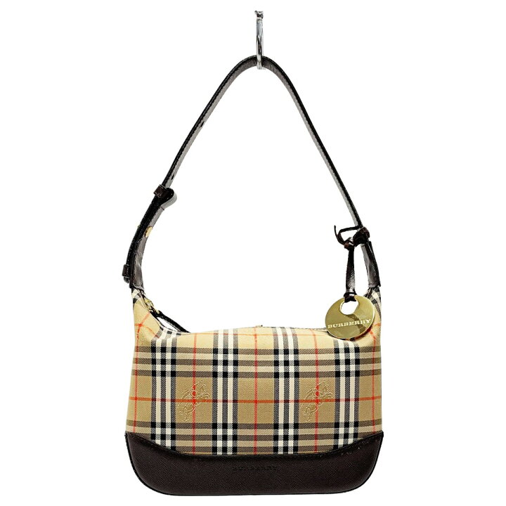 楽天市場】【中古】BURBERRY バーバリー ハンドバッグ キャメル  