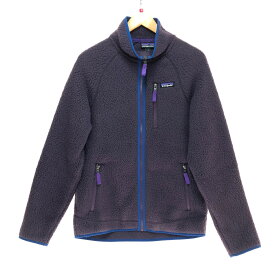 □□【中古】Patagonia パタゴニア レトロ パイル ジャケット Mサイズ 22801 パープル Cランク