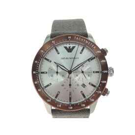 ▼▼【中古】EMPORIO ARMANI エンポリオアルマーニ メンズ腕時計 クオーツ Mario Chronograph AR11452 Aランク