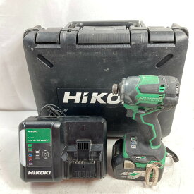 ＊＊【中古】HiKOKI ハイコーキ 36V コードレスインパクトドライバ (バッテリ1個・充電器・ケース付） WH36DC Cランク