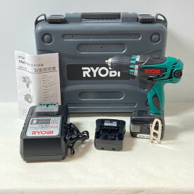ΦΦ【中古】RYOBI リョービ 充電式ドライバドリル　14.4v BDM-1410 グリーン Aランク