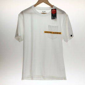 □□【中古】MOUNTAIN HARD WEAR マウンテン ハード ウェア ハードウェアグラフィックポケット 半袖Tシャツ Lサイズ OE8209 ホワイト Aランク