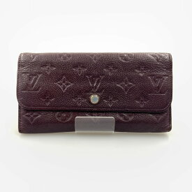 〇〇【中古】LOUIS VUITTON ルイヴィトン モノグラム アンプラント ポルトフォイユ ヴィルトゥオーズ 三つ折り長財布 M60294 パープル Cランク