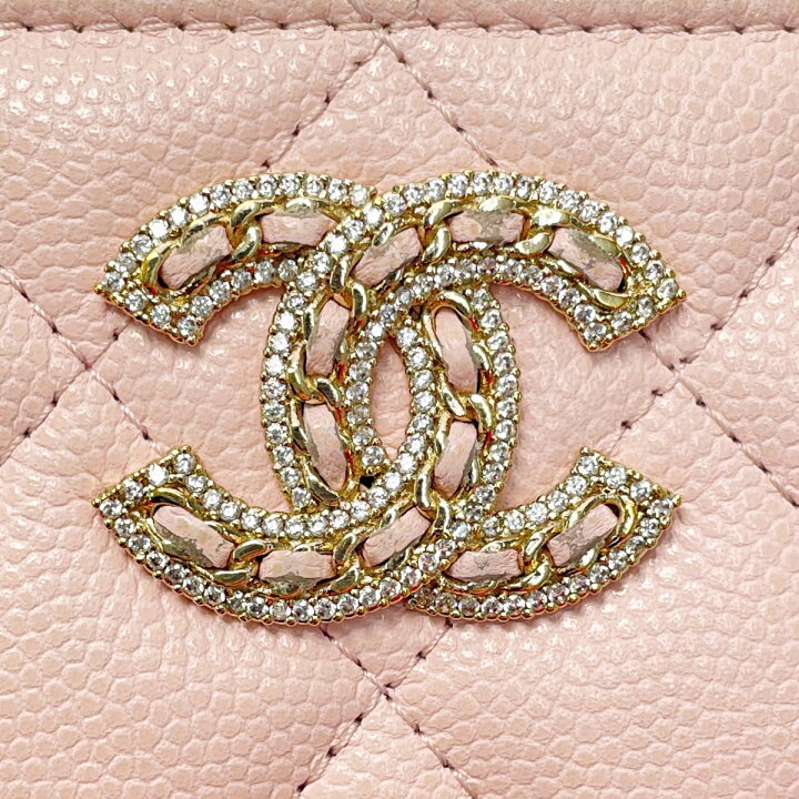 楽天市場】【中古】CHANEL シャネル マトラッセ ピンク コインケース  
