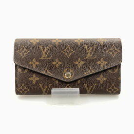 〇〇【中古】LOUIS VUITTON ルイヴィトン モノグラム ポルトフォイユ サラ 二つ折り長財布 M60531 ブラウン Bランク