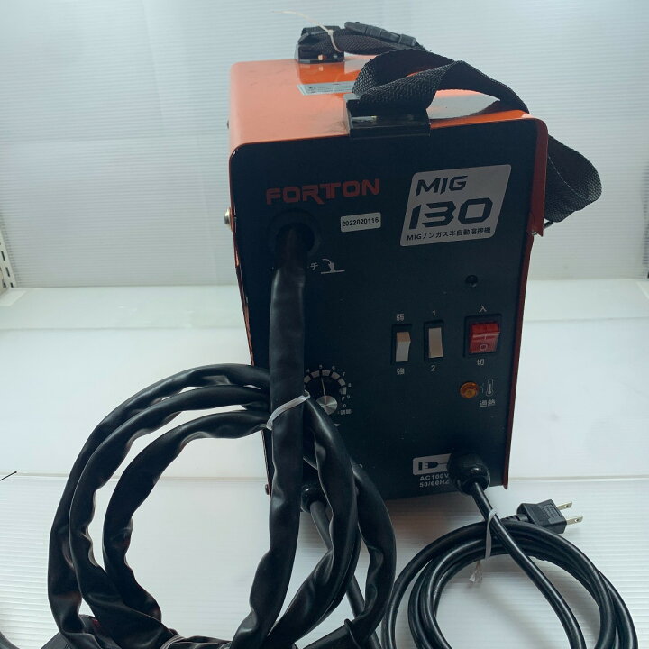 楽天市場】κκ【中古】FORTON 半自動溶接機 コード式 100v MIG-130 