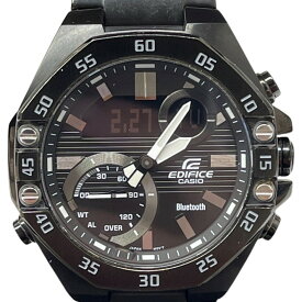 ◆◆【中古】CASIO カシオ エディフィス　腕時計　ブラック　Bluetooth ECB-10YDC-1AJF Bランク