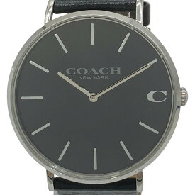 ◎◎【中古】COACH コーチ 腕時計 クォーツ メンズ CA.124.2.14.1580 ブラック Bランク