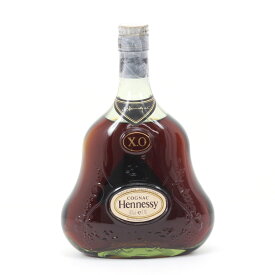 $$【中古】Hennessy ヘネシー コニャック X.O グリーンボトル 金キャップ 40度 700ml Nランク 未開栓