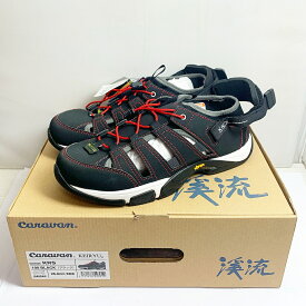 ★★【中古】CARAVAN キャラバン KRS　渓流　SIZE 26cm　フィッシングシューズ ブラック Sランク