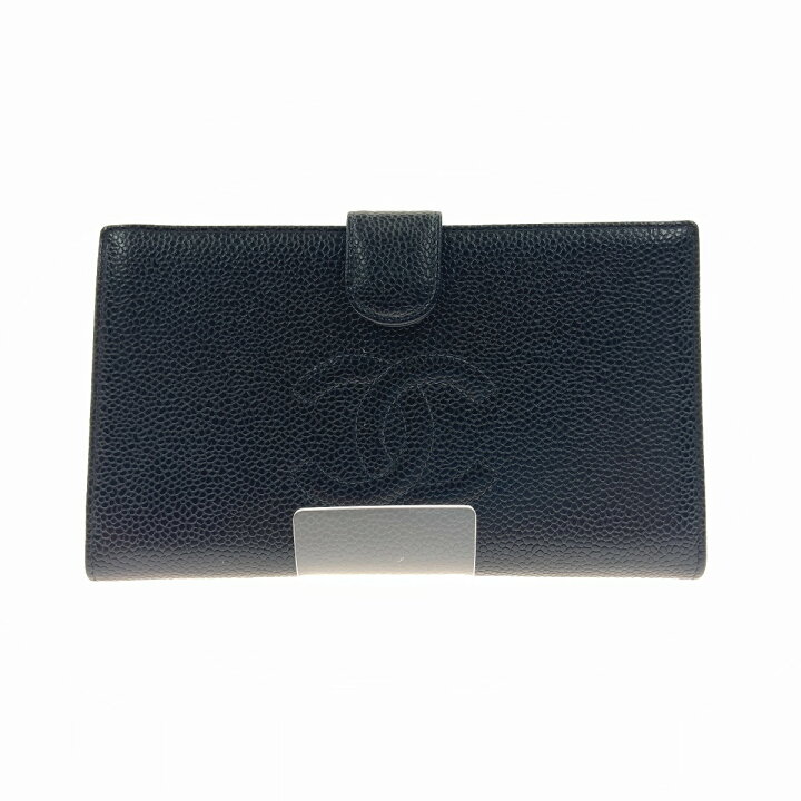楽天市場】〇〇【中古】CHANEL シャネル キャビアスキン ココマーク 長  