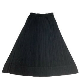 ♪♪【中古】ISSEY MIYAKE イッセイミヤケ PLEATS PLEASE スカート SIZE 1 PP93-JG202 ブラック Bランク