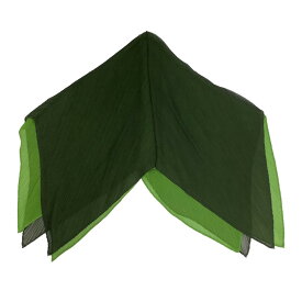 ♪♪【中古】ISSEY MIYAKE イッセイミヤケ PLEATS PLEASE ストール PP64-AD121 黄緑 Bランク