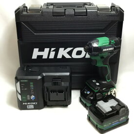 ΘΘ【中古】HiKOKI ハイコーキ インパクトドライバ 36v 未使用品 付属品完備 WH36DD グリーン Sランク