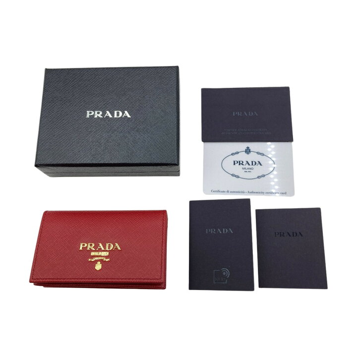 楽天市場】◎◎【中古】PRADA プラダ サフィアーノ 名刺入れ カード 