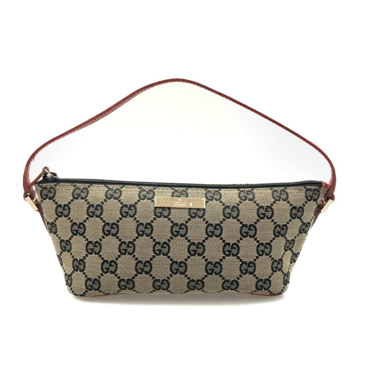 楽天市場】〇〇【中古】GUCCI グッチ GGキャンバス アクセサリーポーチ 
