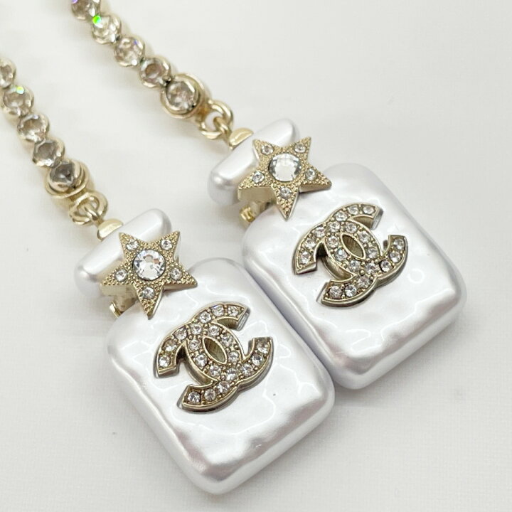 楽天市場】【中古】CHANEL シャネル パフューム ボトル スイングピアス  