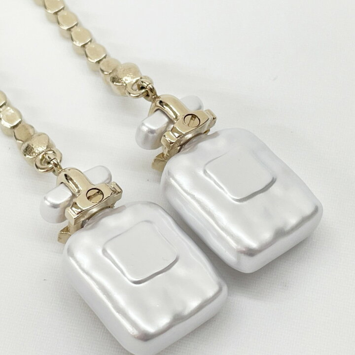 楽天市場】【中古】CHANEL シャネル パフューム ボトル スイングピアス  