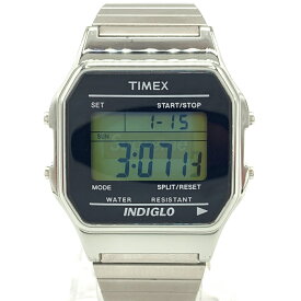 〇〇【中古】TIMEX タイメックス Supreme シュプリーム コラボ 腕時計 TW2U03500 シルバー Bランク