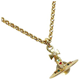 ☆☆【中古】Vivienne Westwood ヴィヴィアン・ウエストウッド ネックレス ゴールド オーブ GP レディース アクセサリー 箱・布袋有 Bランク